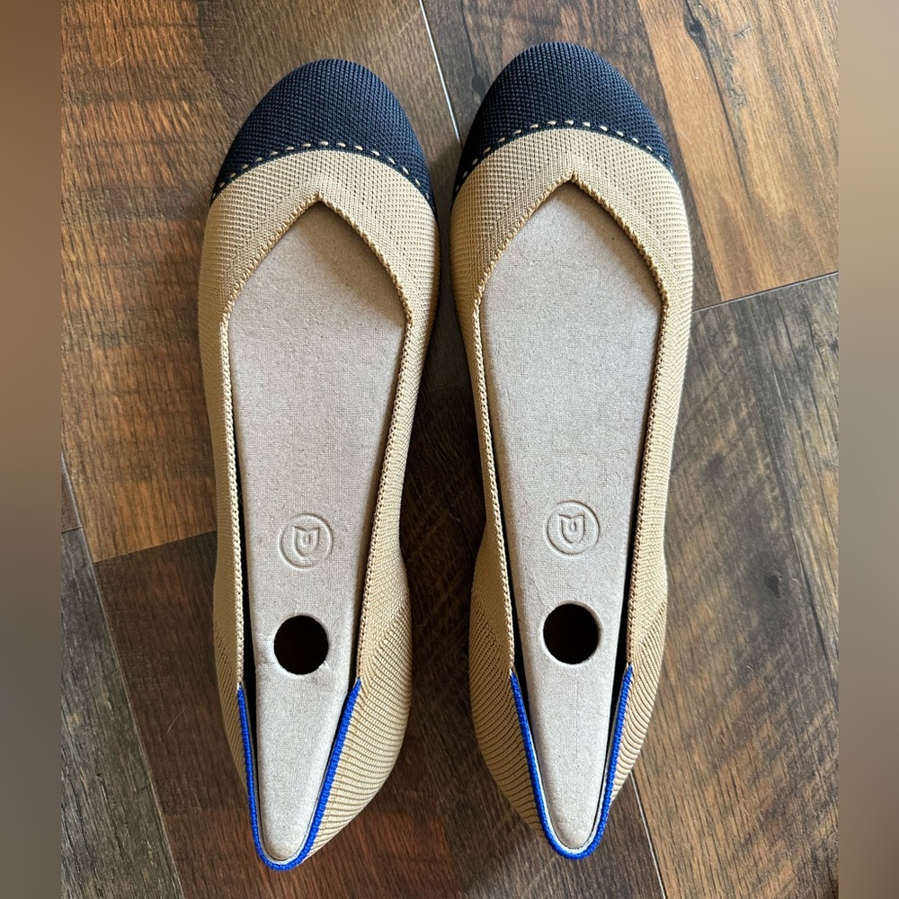 BNIB Rothy’s Flats, Cemel Captoe, Size 10.5